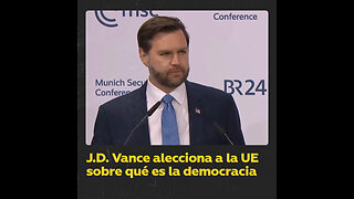 J.D. Vance alerta a Europa del declive sus valores democráticos