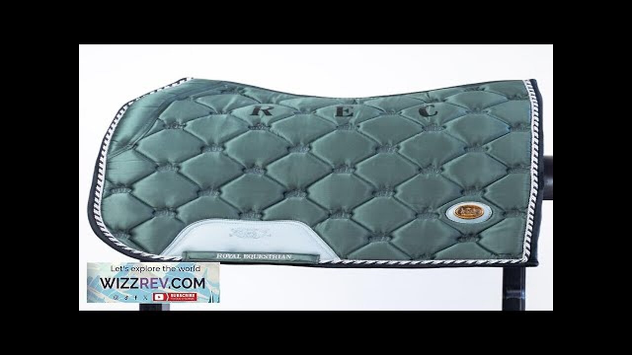 ROYAL EQUESTRIAN DRESSAGE SADDLE PAD MARINE BLUE FULL Review