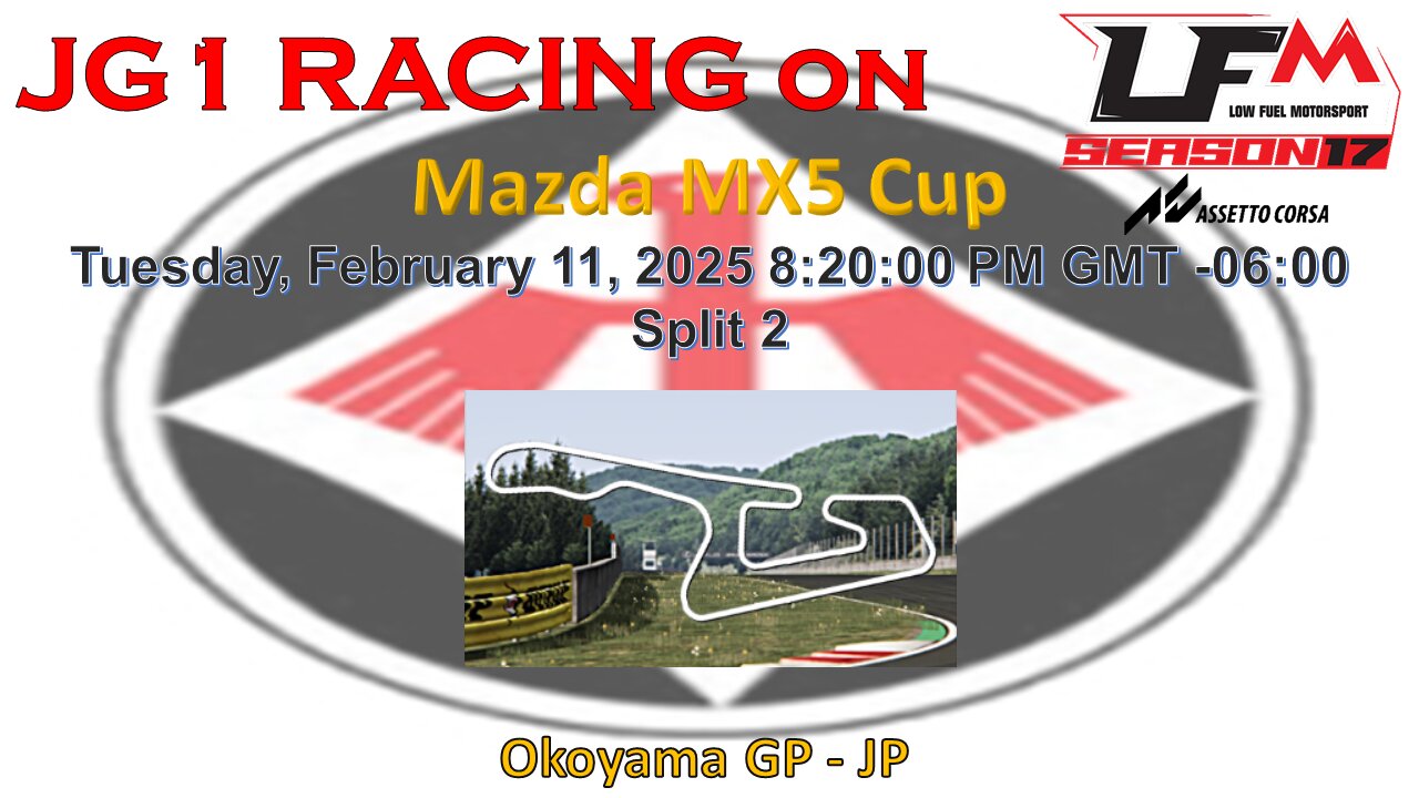 JG1 RACING on LFM - Mazda MX5 - Okoyama GP - JP - Split 2