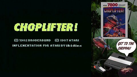 Choplifter! (Atari 7800) - gameplay run