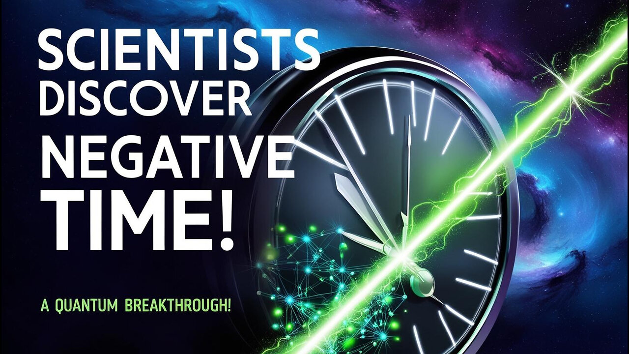 Scientists Make First-Ever Observation of Negative Time: A Quantum Breakthrough!