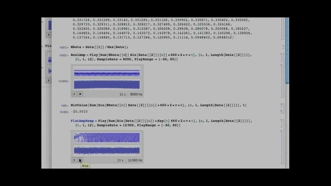 Tutorial: creating the sound of hydrogen