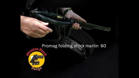 Marlin 60 with promag folding stock.