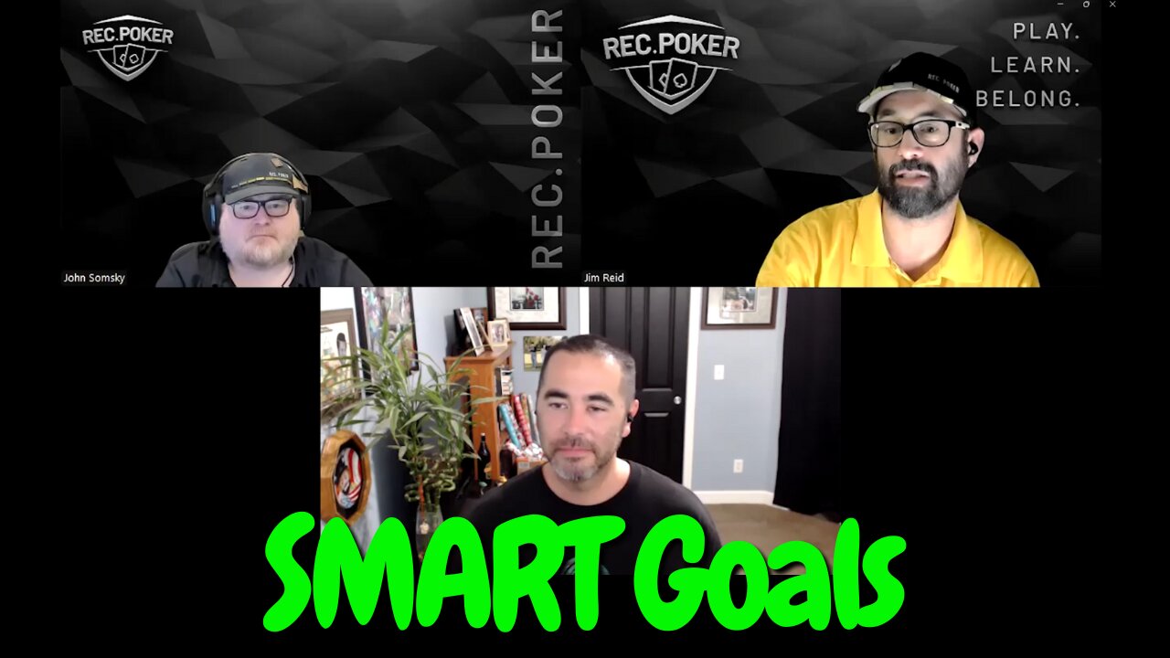 Setting SMART Goals for 2025 Poker Success With the RecPoker Podcast