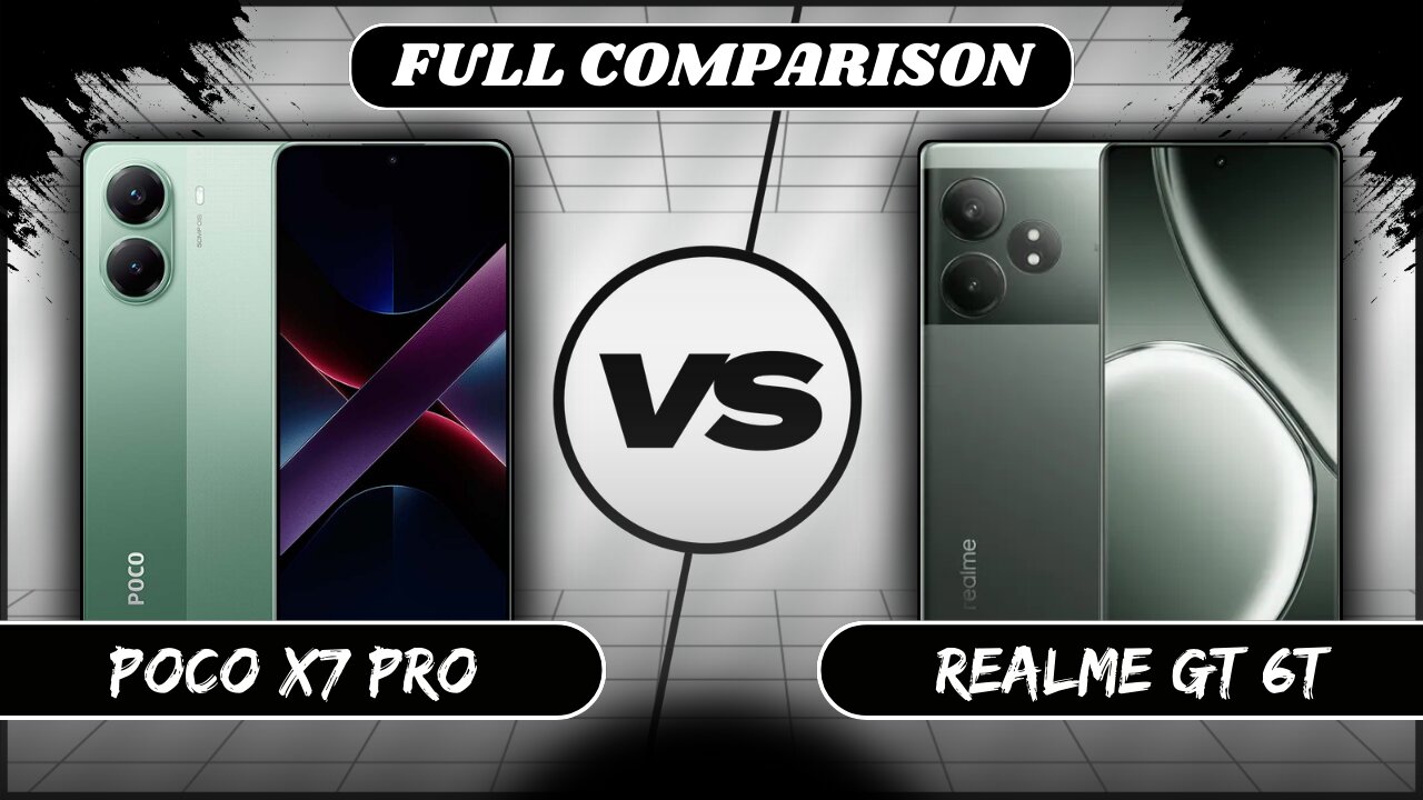 Xiaomi Poco X7 Pro 5G Vs Realme GT 6T 5G Full Comparison | Poco X7 Pro vs Realme GT 6T