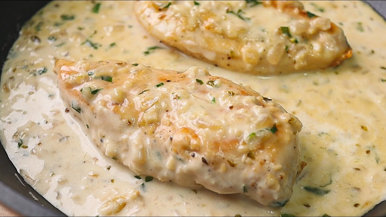 Creamy Garlic Chicken Breast Recipe