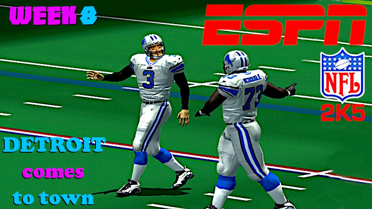 NFL 2k5 | Week 8 | Detroit Lions v. Dallas Cowboys