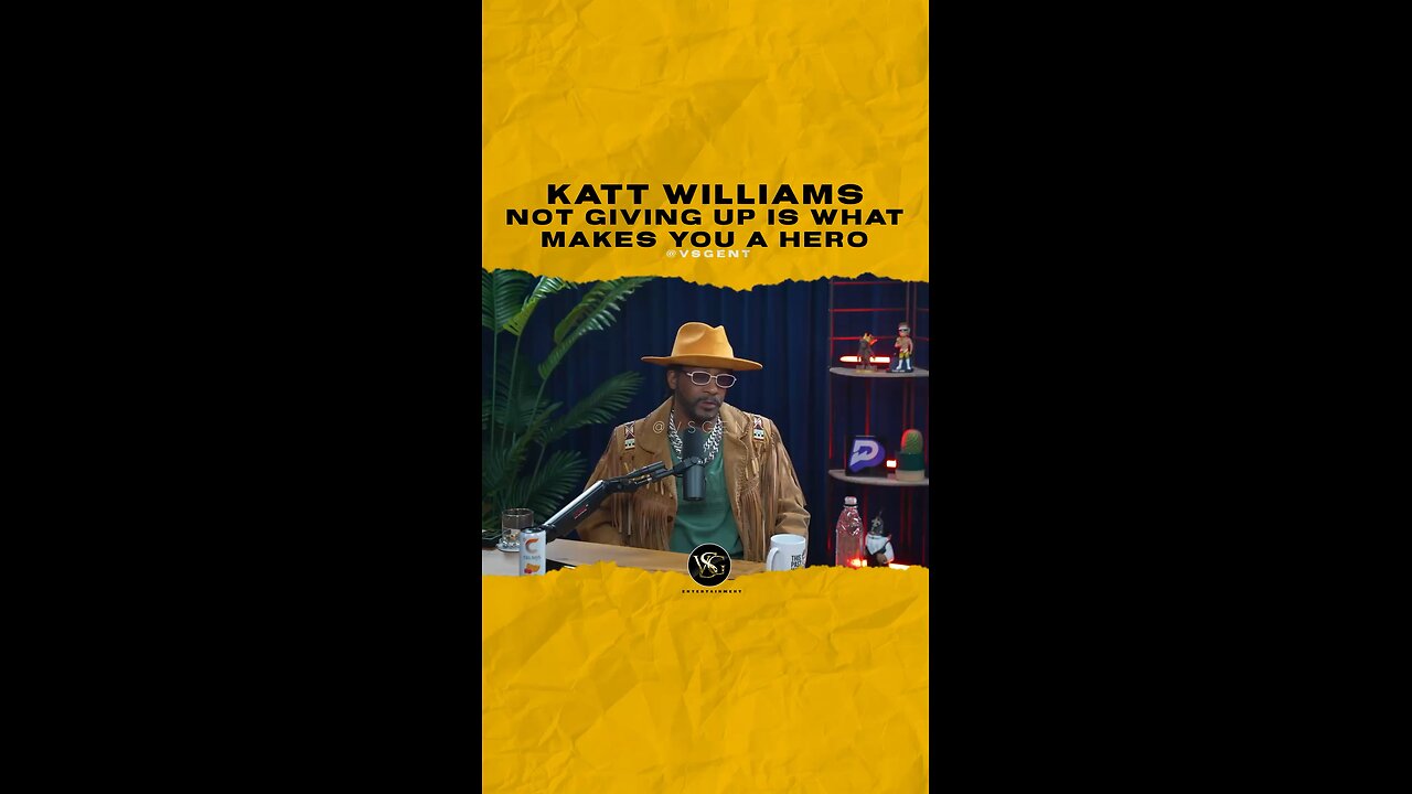 @kattwilliams Not giving up is what makes you a hero