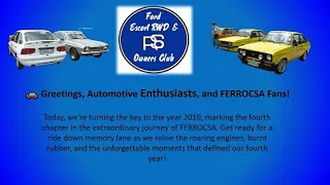 🚗✨ FERROCSA's 4th Year 2010: Record-Breaking Parades, Ford Drive-Ins, and Track Days #classiccars