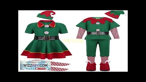 2023 green Elf Girls christmas Costume Festival Santa Clause for Girls New Review