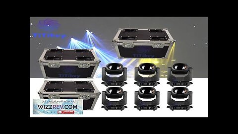 0 Tax 6Pcs Beam 295W 14R Moving Head Stage Light With 3Flightcase Review