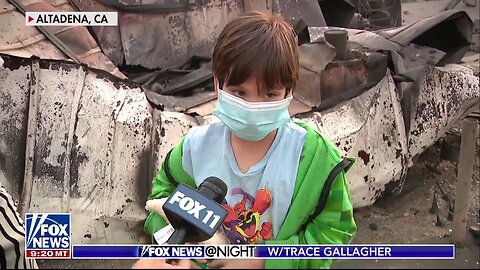 Child Reacts To Losing His Home In California Wildfires: 'A Lot Of Stuff That I Love Is Gone'