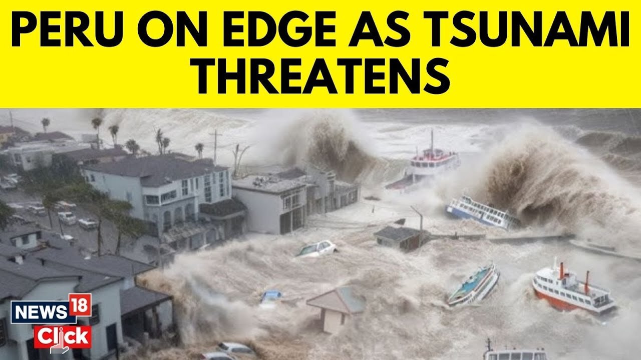 TSUNAMI WAVES HIT PACIFIC COAST MOTHER EARTH GAIA RAGING WEATHER