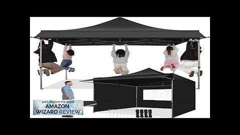 COBIZI 10x10 Pop Up Canopy Tent with AwningHeavy Duty Canopy UPF 50+ Review