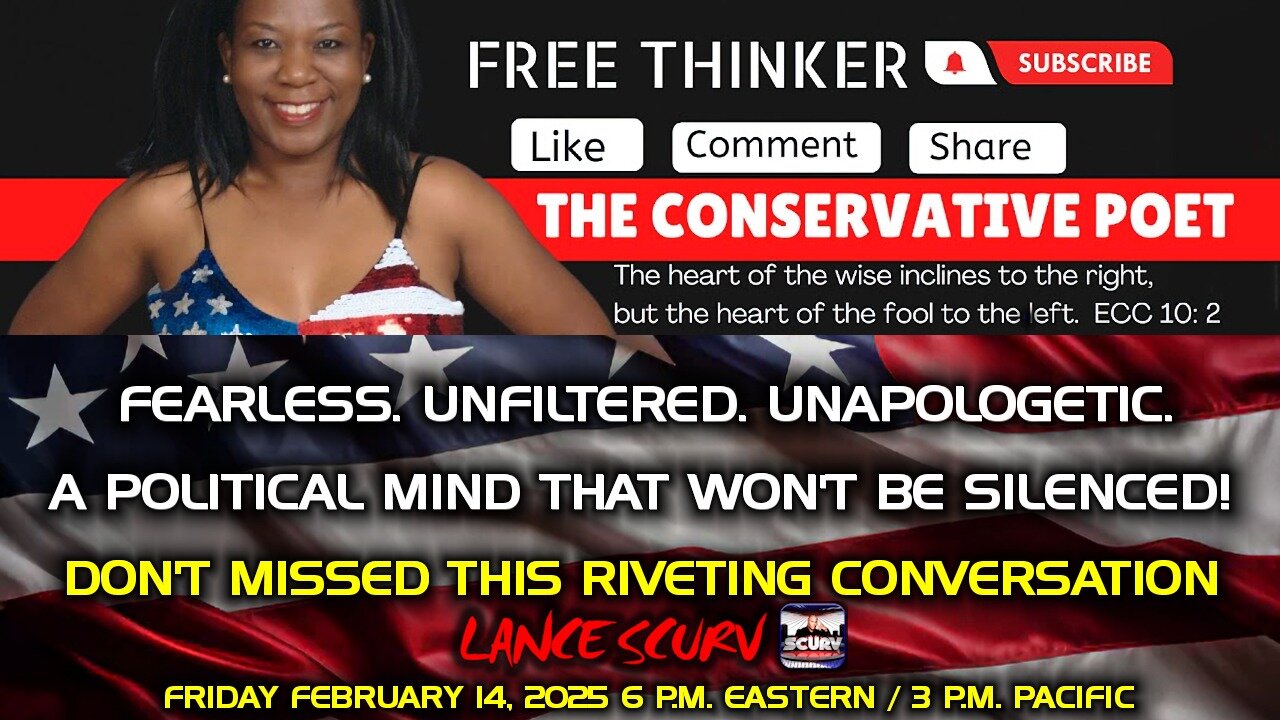 A POLITICAL CONVERSATION WITH THE CONSERVATIVE POET: FEARLESS. UNFILTERED. UNAPOLOGETIC.