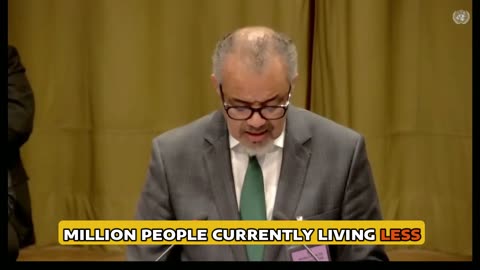 Dr. Tedros: Climate Change to Worsen Water Scarcity, Hunger, and Displacement by 2030