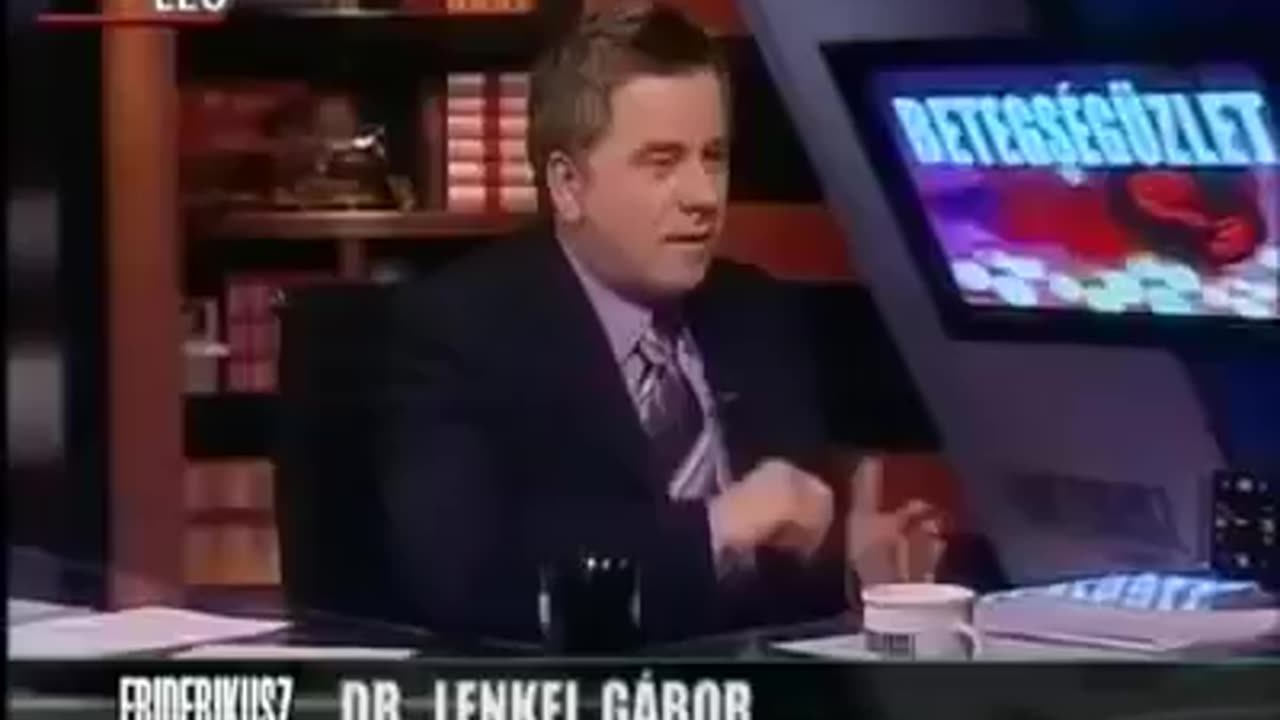 Dr. Lenkei Gábor volt Friderikusz Sándor vendége 2006-ban (ATV, Csőbe húzva)
