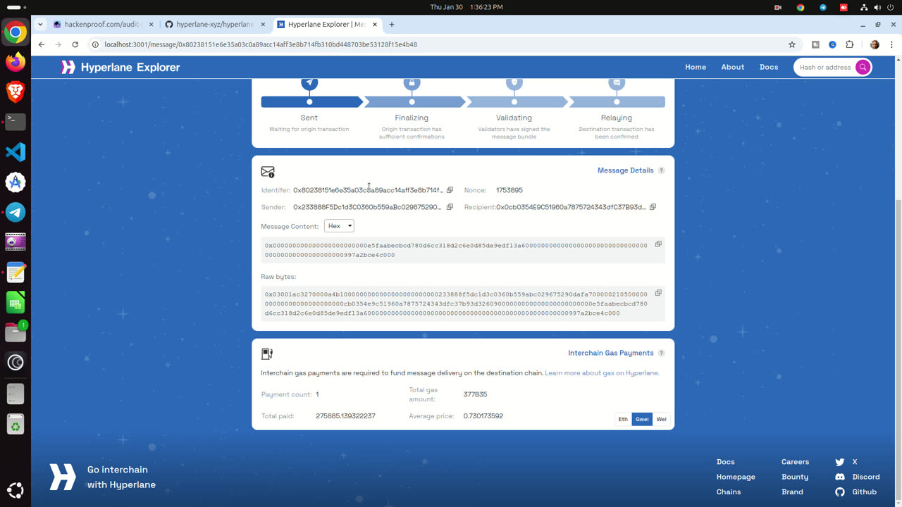 Hyperlane Explorer Installation Support