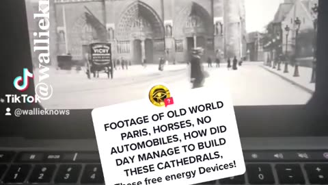 Footage of old world Paris