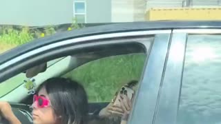 Woman Has Meltdown & Tries to Wreck Car with 4 Kids Inside!