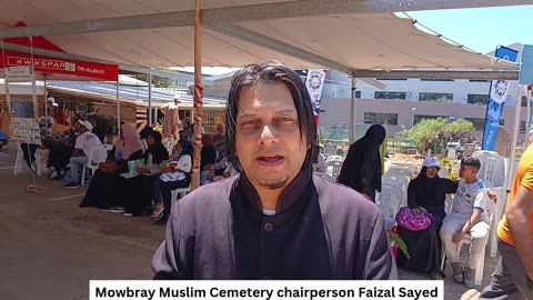 Mowbray Muslim Cemetery chairperson Faizal Sayed