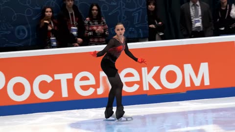 Камила Валиева Kamila VALIEVA🇷🇺🥇@ 120 fps 2022 Russian figure skating (4k)