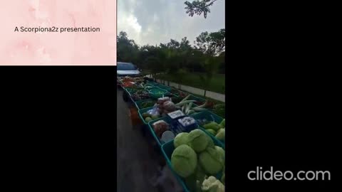 Vegetable stall at smart town premises