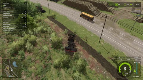 Cleaning up the stumps and underbrush, plus clearing more land on Silverrun Forest in FS25