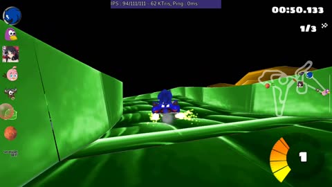 SuperTuxKart But Is Radiant Emerald Form Sonic R