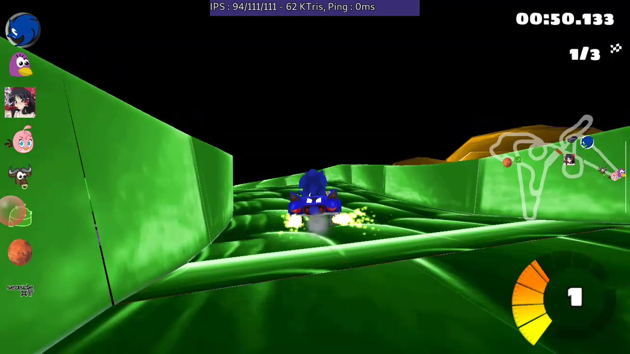 SuperTuxKart But Is Radiant Emerald Form Sonic R