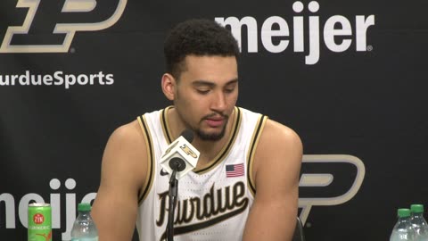 #20 Purdue MBB Players Post-Game Press Conference After 76-66 Win Over UCLA