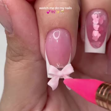 💅✨ Watch Me Create the Perfect Valentine's Day Nails! 🎀❤️