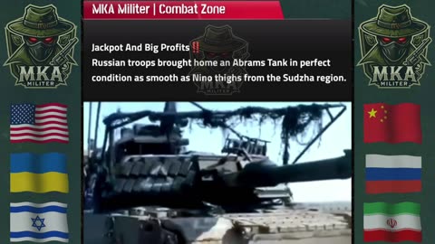 Russian Forces Capture Intact Abrams Tank After Battle in Sudza