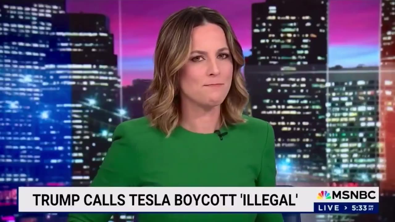 MSNBC justifies violence against Tesla as "a form of protest, NOT domestic terror"