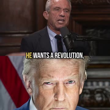 RFK JR: "The level of change that Trump wants to make in our government, I think is going to be unprecedented ... He wants a revolution and I think he's going to get one."