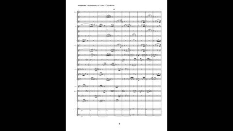 Felix Mendelssohn - Organ Sonata No. 1, Mvt 4 (Woodwind Choir)