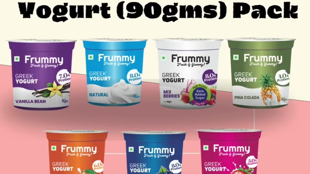 Discover Flavored Greek Yogurt in Mohali with Frummy Foods