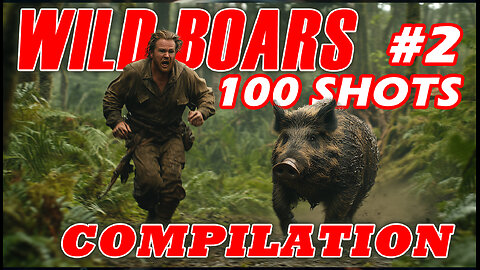 🎯Wild Boar 🐗100 shots compilation 🐗 02