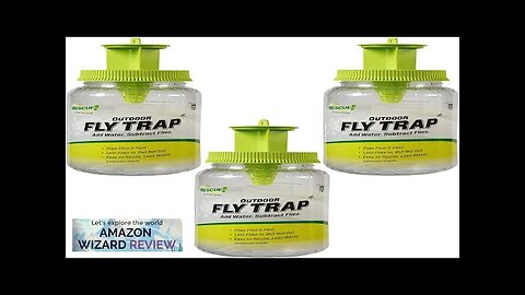 RESCUE! Outdoor Fly Trap Reusable 3 Traps Review