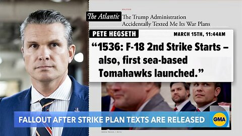 Fallout after new Pentagon attack plan texts are released