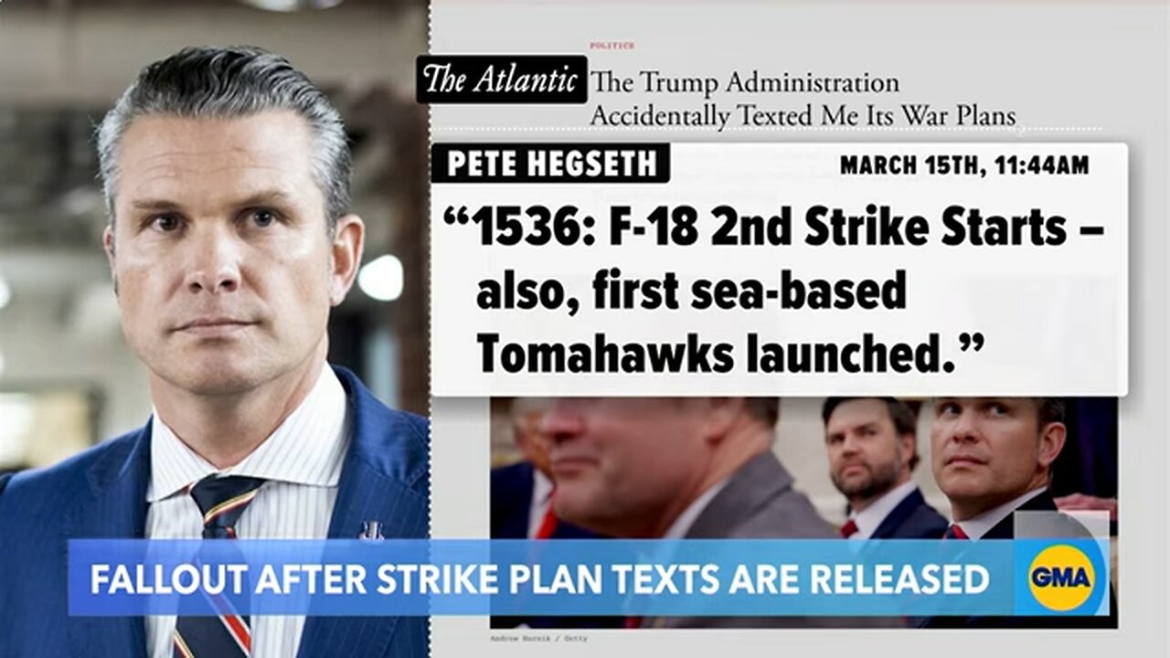 Fallout after new Pentagon attack plan texts are released