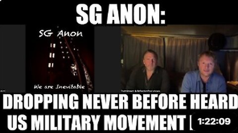 SG Anon- Dropping Never Before Heard US Military Movement Intel!