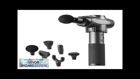 VEVOR Massage Gun Deep Tissue with 9 Speed Levels & 6 Massage Review