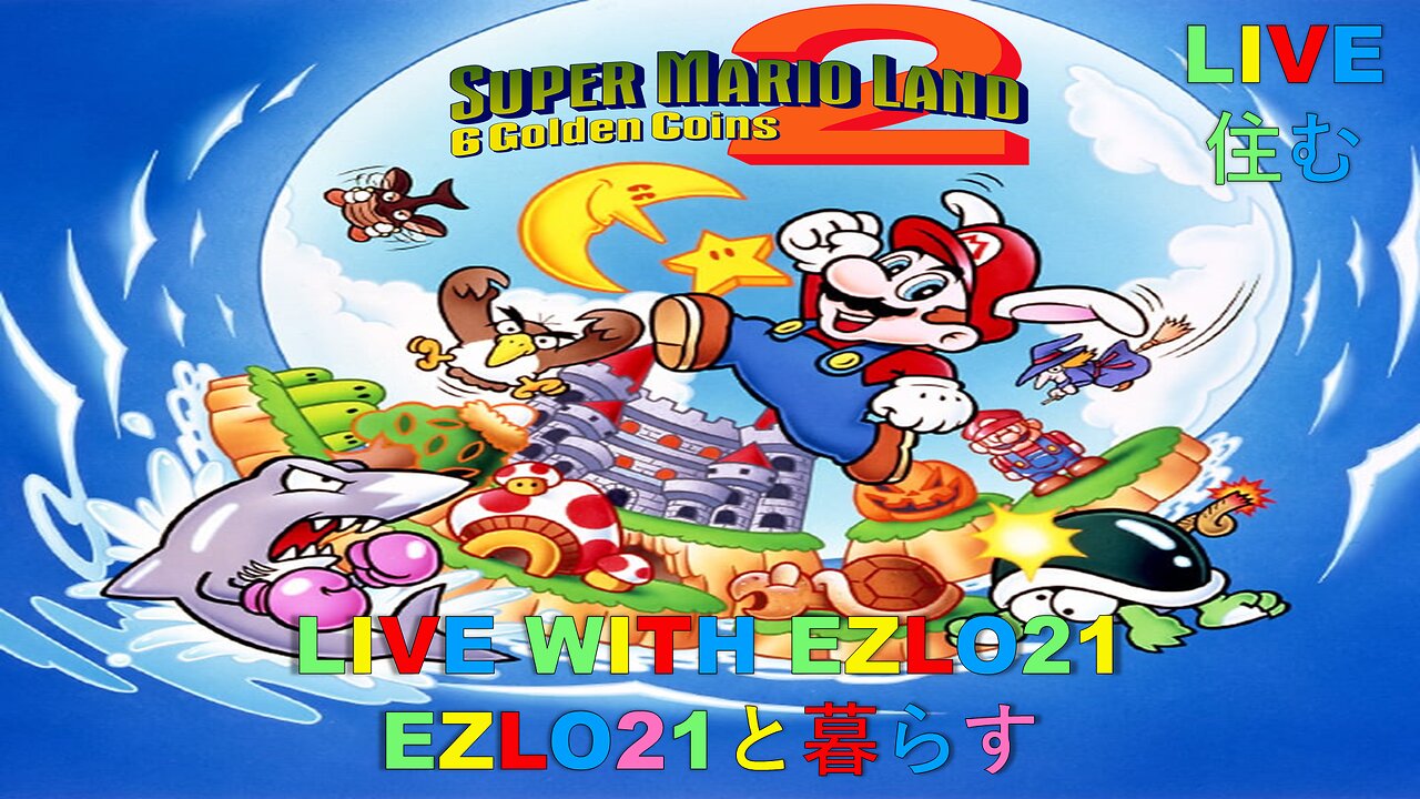 Super Mario Land 2: Six Golden Coins - Wario's Dastardly Debut! | Live With EZLO21