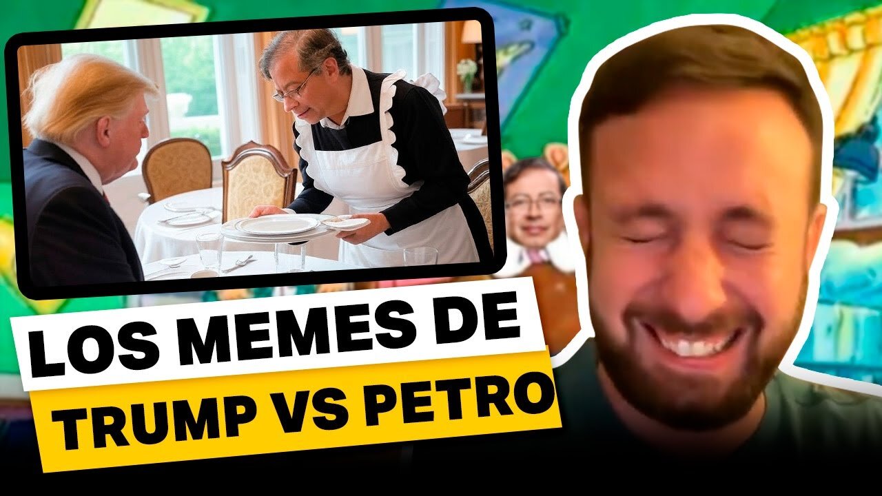 🤣 Los mejores MEMES de TRUMP VS PETRO | Agustín Laje