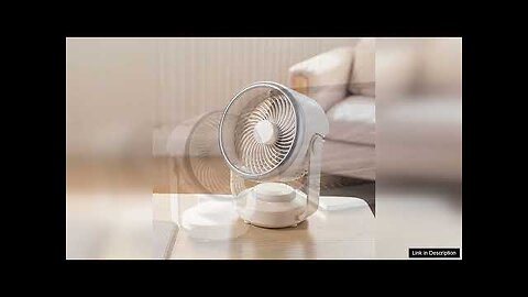 Multifunctional USB Charging Electric Fan With LED Light Circulator Wireless Portable Home Review