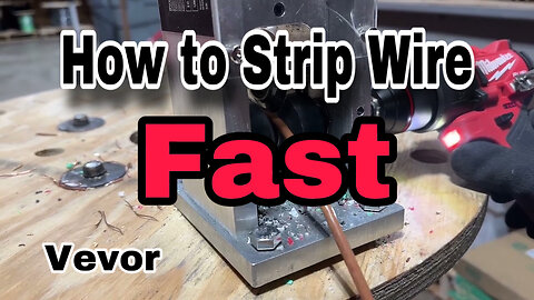 Vevor Wire Stripping Machine - How to Strip Wire