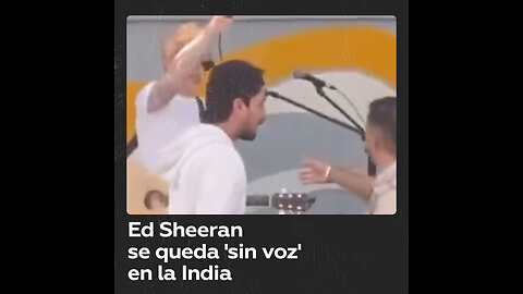 La policía interrumpe un concierto de Ed Sheeran en India