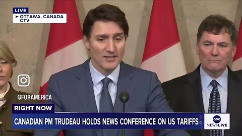 Trudeau Issues Retaliatory Tariffs Against The U.S., Claims Trump Is Trying To Tank Canadian Economy