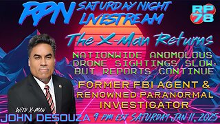 Former FBI Agent Exposes Drones Mystery in NJ with John DeSouza on Sat Night Livestream